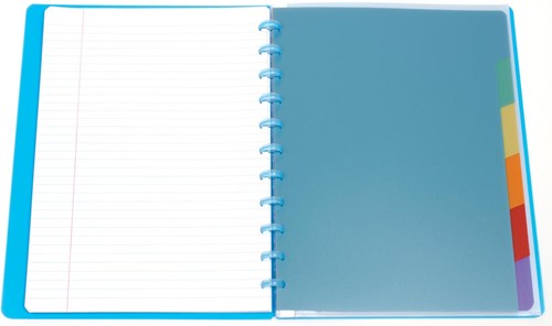 Atoma tabbladen, voor A4 schriften, uit PP, set van 6, geassorteerde kleuren-2