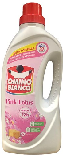 Omino Bianco Pink Lotus wasmiddel, 37 doseringen, fles van 1,48 l