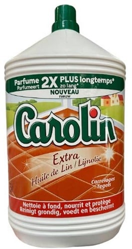 Carolin vloerreiniger extra lijnolie, fles van 5 l