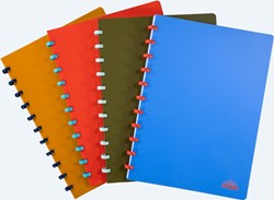 Atoma Nature schrift, ft A4, 144 bladzijden, commercieel geruit, geassorteerde kleuren