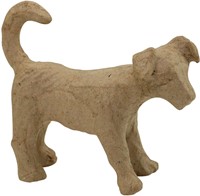Décopatch hond, papier-maché
