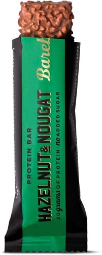 Barebells reep Original Hazelnut & Nougat, 55 g, pak van 12 stuks