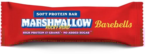 Barebells reep Soft Marshmallow Rocky Road, 55 g, pak van 12 stuks