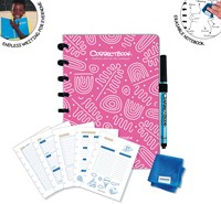 Correctbook Endless Agenda A5, uitwisbaar / herbruikbaar, Blossom Pink (roze)-1