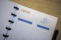 Correctbook Endless Agenda A5, uitwisbaar / herbruikbaar, Blossom Pink (roze)-3