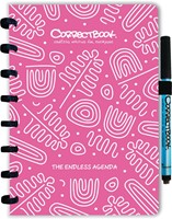 Correctbook Endless Agenda A5, uitwisbaar / herbruikbaar, Blossom Pink (roze)