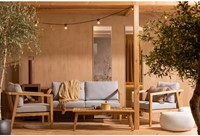 Lucca Coffee Tuinset Teak Incl Kussens-2