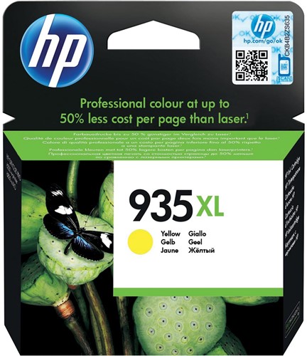 HP inktcartridge 935XL, 825 pagina's, OEM C2P26AE, geel
