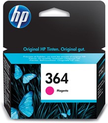 HP inktcartridge 364, 300 pagina's, OEM CB319EE, magenta