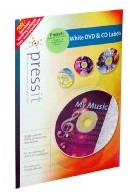 ETIKET CD-LABEL MAT 50ST 25 VEL