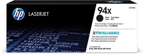 HP toner 94X, 2 800 pagina's, OEM CF294X, zwart