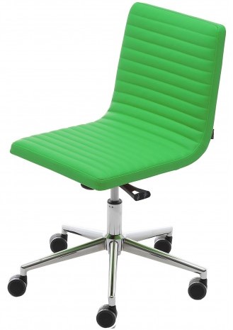 Vergaderstoel Info met 5-teens gepolijste donati kruisvoet-2