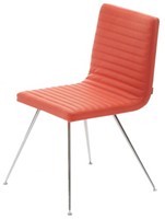 Vergaderstoel Info met verchroomd 4-poots frame