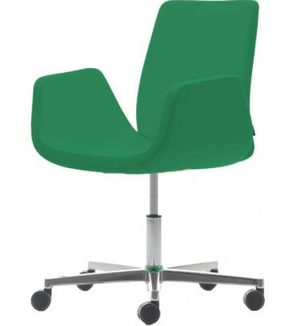 Vergaderstoel Nero met 5-teens tilt mechaniek kruisvoet