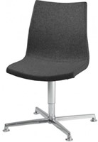 Vergaderstoel Sumo met chroom 4-teens donati kruisvoet