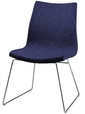 Vergaderstoel Sumo met chroom sledeframe-2