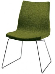 Vergaderstoel Sumo met chroom sledeframe