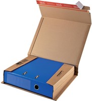 Colompac verzenddoos voor ordners CP050, ft 32 x 29 x 3,5-8 cm, bruin