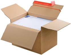 Colompac verzenddoos CP141, ft 30,4 x 21,6 x 13 - 22 cm, bruin
