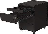 Mobiele ladenblok, 3 laden + pennenlade, antraciet-2