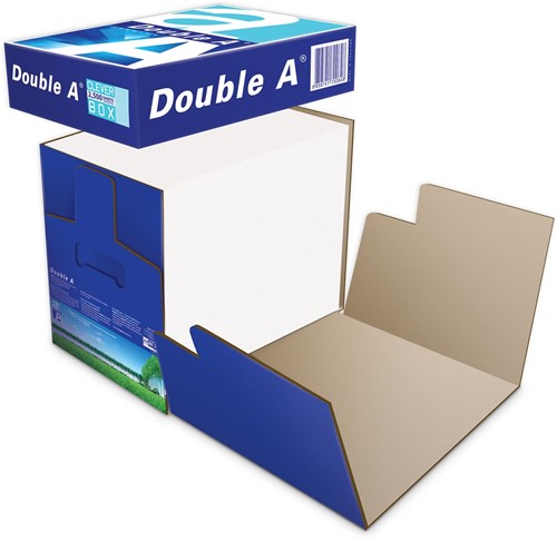 Double A Premium printpapier ft A4, 80 g, doos van 2500 vel-2