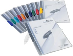 Durable klemmap Swingclip geassorteerde transparante kleuren
