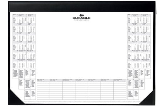 Durable schrijfonderlegger met kalender 2024-2025