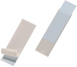 Durable Pocketfix binnenafmetingen 100 x 28 mm, buitenafmetingen 104 x 32 mm