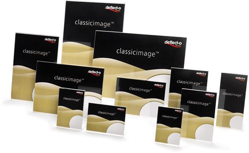 Deflecto folderhouder L-voet landscape, ft A5-2