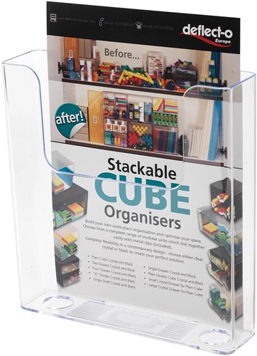 Deflecto folderhouder, ft A4, 1 opbergvak