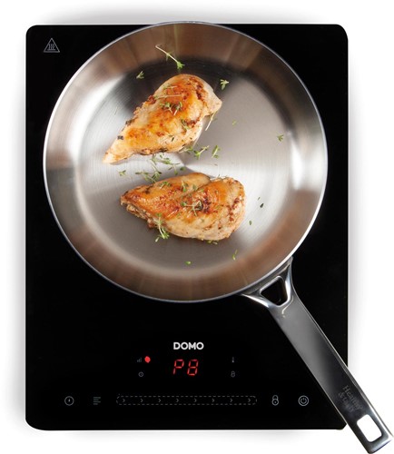 Domo inductiekookplaat, 1 vuur, 2000W, zwart-3