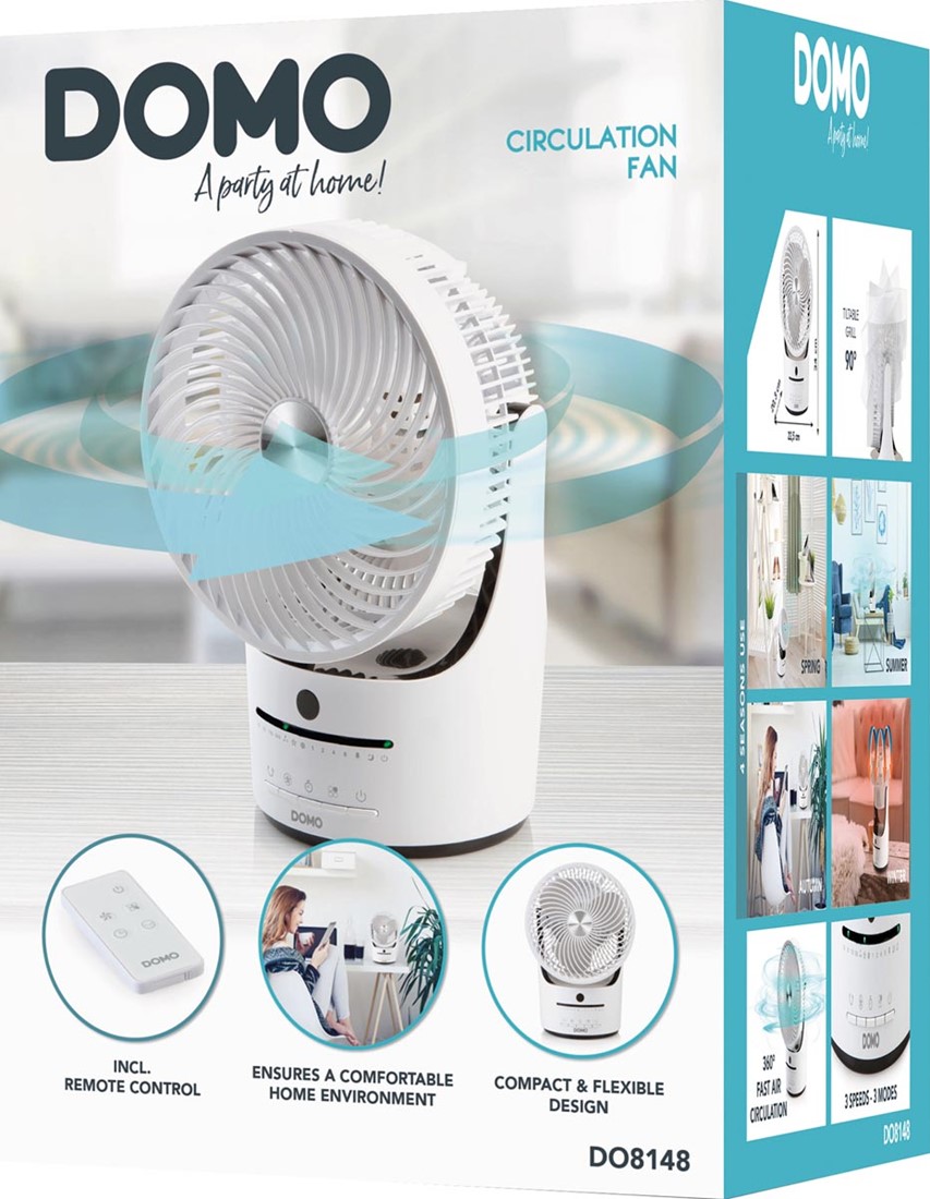 Domo tafelventilator, diameter 20 cm One-Stop-Office-Shop.nl