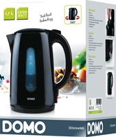 Domo waterkoker 360°, 1,7 liter, zwart-2