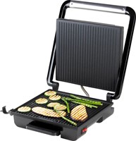 Domo multifunctionele contactgrill, inox, zwart-2
