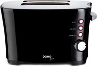 Domo Broodrooster B-Smart, voor 2 sneden brood, zwart