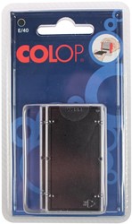 Colop stempelkussen zwart, voor stempel P40, P40N, blister van 2 stuks