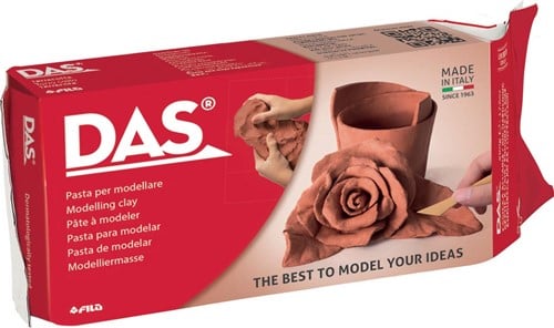 Das Boetseerklei, pak van 1 kg, terracota