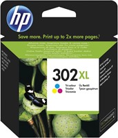 HP inktcartridge 302XL, 330 pagina's, OEM F6U67AE, 3 kleuren