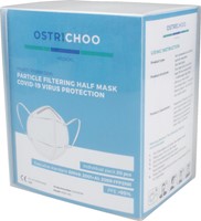 Mondmasker, type FFP2, 4-laags, pak van 20 stuks