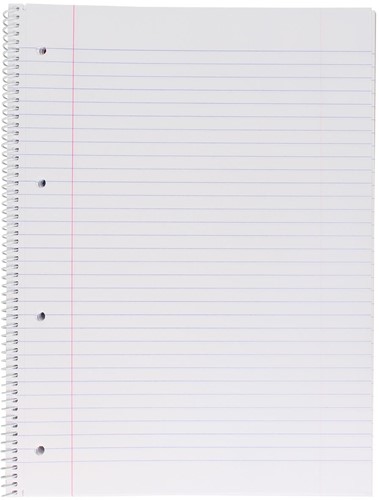 Gallery spiraalblok ft A4, gelijnd, 80 vel, 4-gaats-2