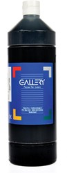 Gallery plakkaatverf, flacon van 1 l, zwart