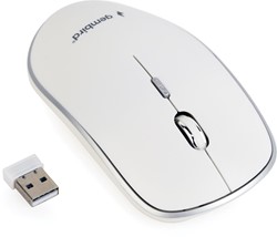 Gembird draadloze optische muis, wit