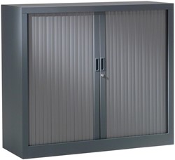 Roldeurkast, ft 100 x 120 x 43 cm, antraciet