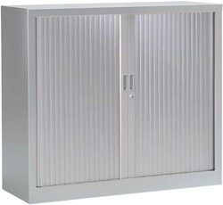 Roldeurkast, ft 100 x 120 x 43 cm, aluminium