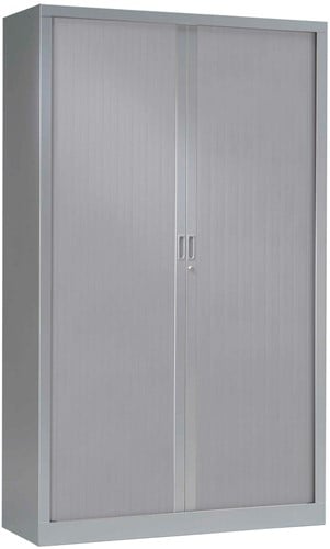 Roldeurkast, hoogte 198 cm, aluminium