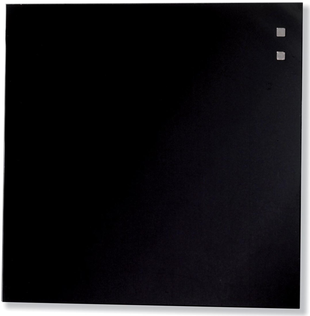 magnetisch glasbord, zwart, ft x 35 cm