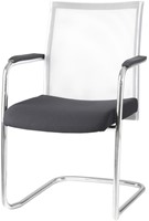 Vergaderstoel Lima HS142 gestoffeerd met netbespanning