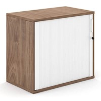 Houten Roldeurkast Uni Plus 80 cm breed Walnoot