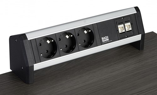 Stekkerdoos Opbouw 2x 230V, 1x CAT6A, 1x USB, 1x HDMI