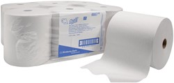 Scott papieren handdoekrol, 1-laags, 304 meter, pak van 6 stuks
